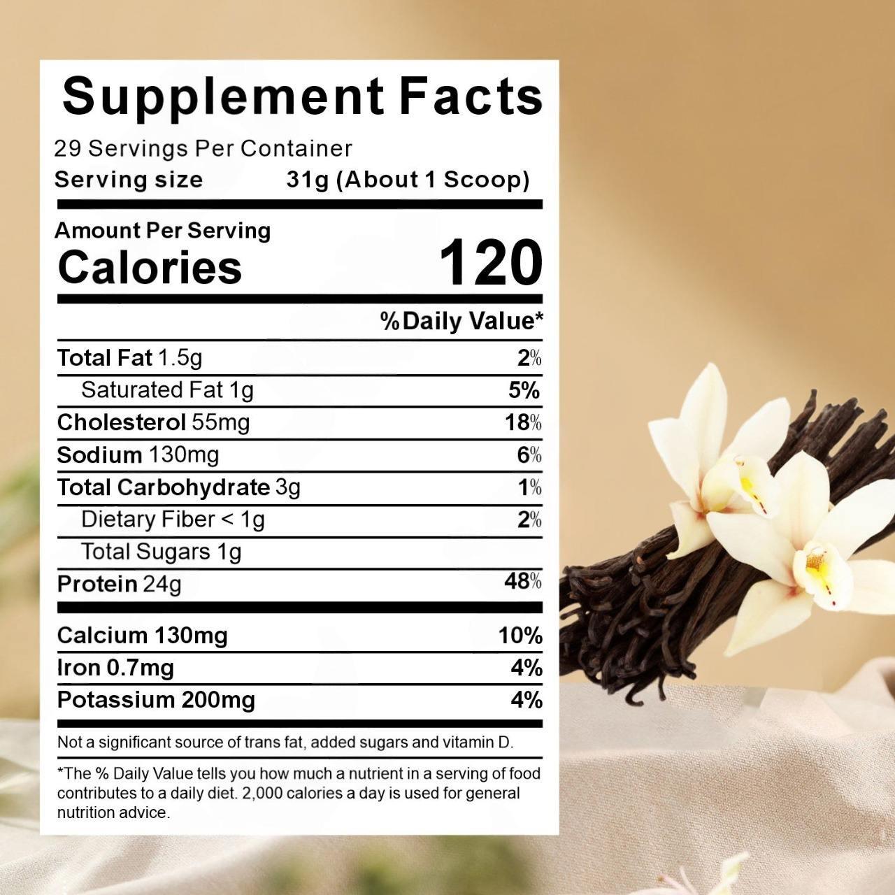 Whey Protein Isolate Powder (Chocolate Flavor)